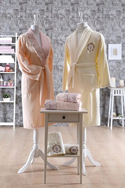 Minteks Bornoz Seti Matilda Minteks Romantic 7130