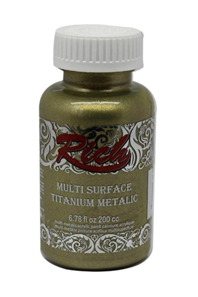 Rich Multi Surface Titanium Metalic Akrilik Boya 200cc N:2516 Vanilya