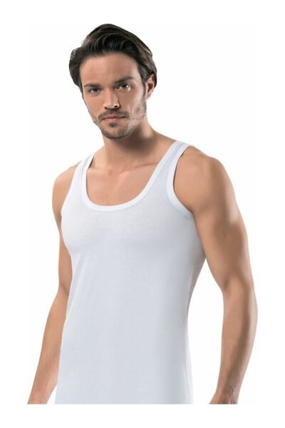 Dagi Tricou alb pentru bărbați, 2 piese, cutie originală, 100% bumbac