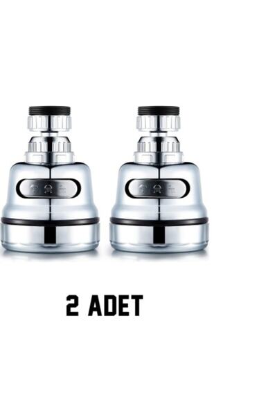 AKCAKESE 2 Adetli Paket Krom Musluk Başlığı 2 Li