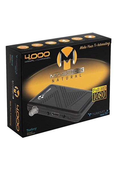 MAGBOX Natural Full Hd + Usb Mini Hd Uydu Alıcısı Tkgs'li + Youtube'lu 3041