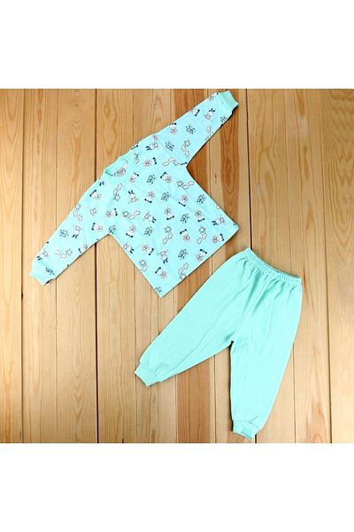 Sebi Baby Bear Baby Girl Pajama Set 2418