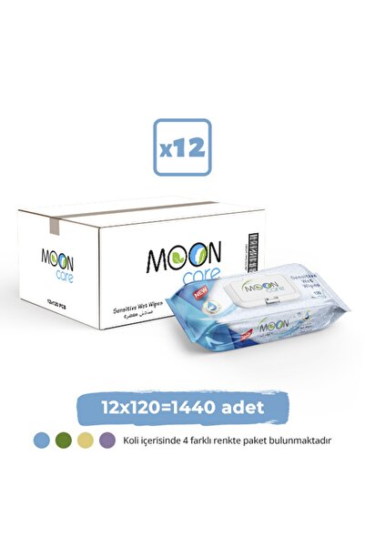 MOONCARE Sensıtıve Islak Havlu (12X120)