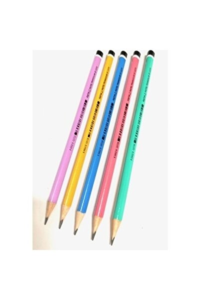 Fatih قلم رصاص مثلث مرجاني بألوان الباستيل - عبوة من 72 قطعة
