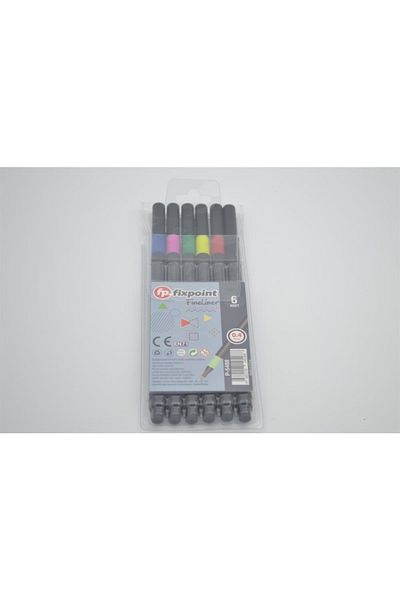 FixPoint Fineliner 0.4 Mm 6 Pieces P-5488