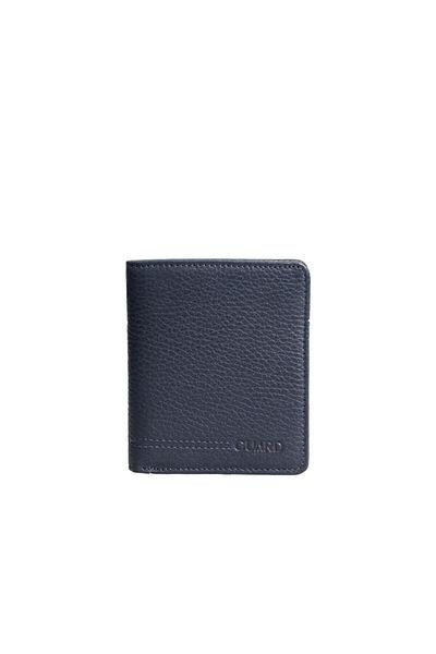 GUARD Dustin Genuine Leather Navy Blue Men's Wallet / 706