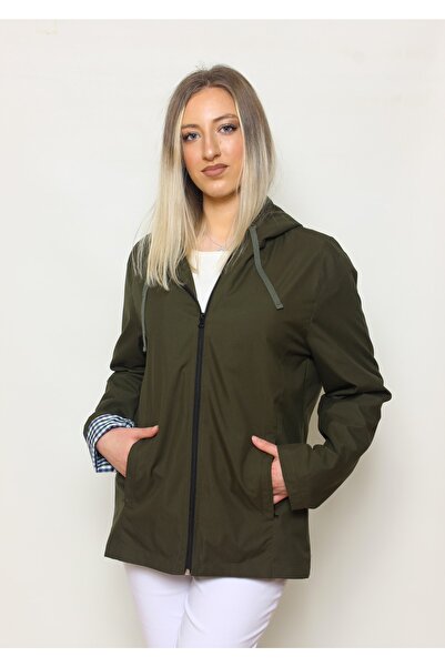 Cottoncool Γυναικείο Αδιάβροχο Αδιάβροχο Αντιανεμικό Χακί