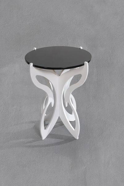 Veys Sehpa Fiskos Kelebek – Zigon Sehpa-yan Sehpa-siyah