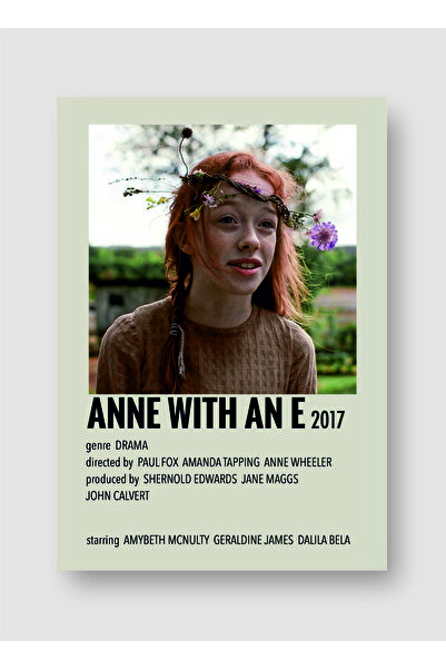 fırsatlar diyarı Anne With An E Dizi Info Card Bilgi Kartı Duvar Posteri