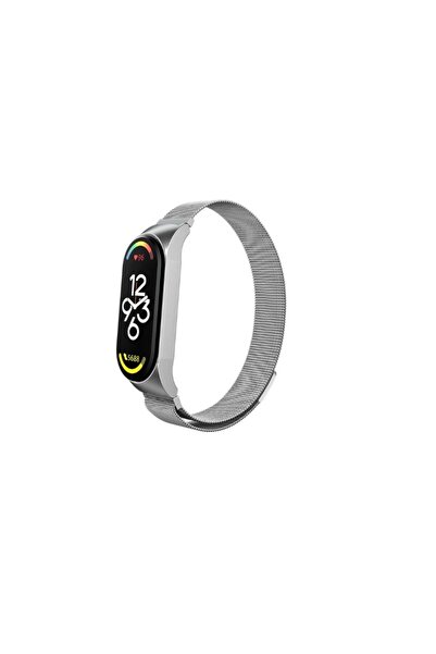 GREGOSS Lüx Xiaomi Mi 7 Band Milanese Mi 7 Uyumlu Paslanmaz Mıknatıslı Metal ...