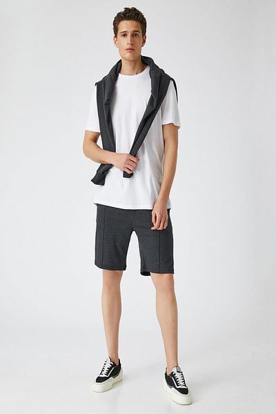 Koton Men's Anthracite Shorts & Bermuda 1YAM41201LK