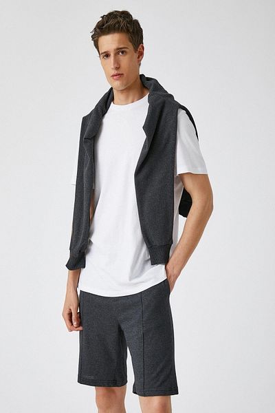 Koton Men's Anthracite Shorts & Bermuda 1YAM41201LK
