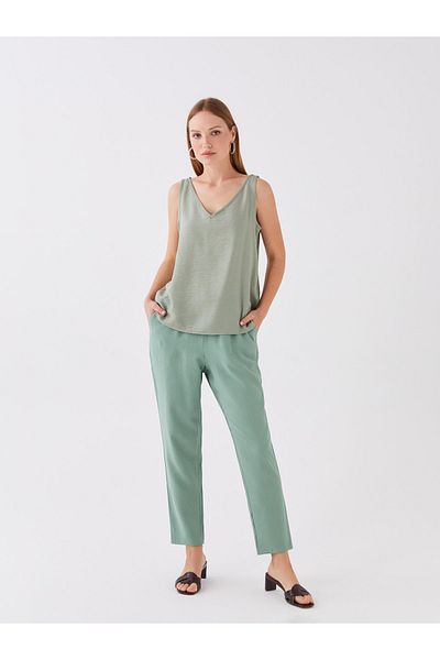LC Waikiki Damenbluse mit V-Ausschnitt