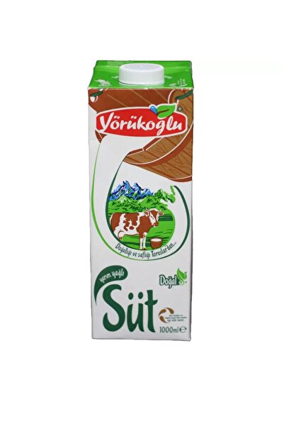 Yörükoğlu Süt Yarım Yağlı 1 Lt X 6 Adet