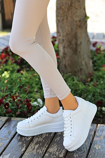 LEYDİ SHOES Yld-101 Tabanlı Beyaz Spor Ayakkabı