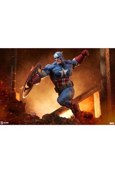 Sideshow Collectibles Captain America Premium Format Figure 300765 / Marvel C...