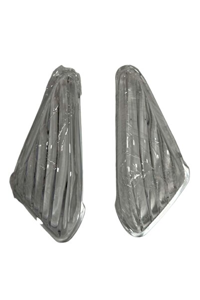 MotoExpress Honda Cbf150 2010-2019 Ön Sağ Sol Sinyal Camı Takımı Şeffaf Cs
