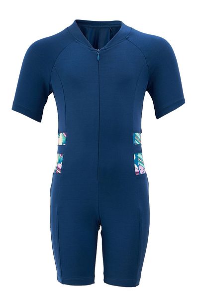 MARESİVA Side Patterned Jumpsuit Swimsuit