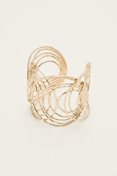 Stradivarius Wavy Shaped Hard Bracelet