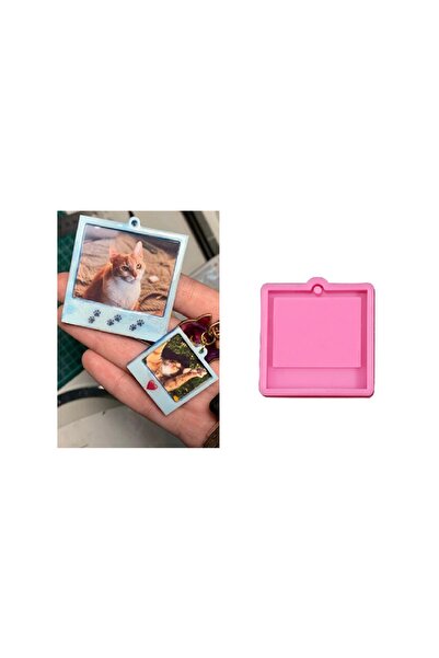 Getshop Alışveriş Pazarı Epoksi Silikon Küçük Kare Fotoğraf Çerçevesi Ve Anah...