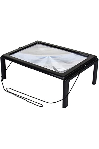 Nikula Led Işıklı , Ayaklı Ve Boyun Askılı 3x Büyütme Büyüteç Model By12