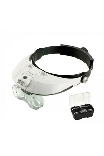 Nikula 81001-g Işıklı Büyüteçli Gözlük 5 Farklı Mercek Kafa Büyütec