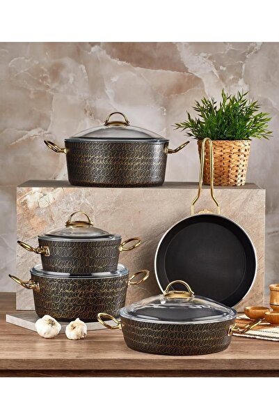 sptstore طقم أواني طهي جرانيت من فيستا كوليكشن 9 قطع