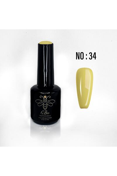 QBEE PROFESSIONAL Protez Tırnak Kalıcı Oje 15ml Sarı