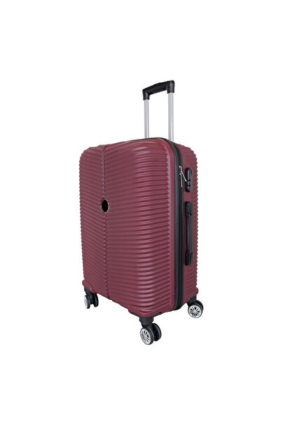 Bagacar Pause2 Pudra 8 Tekerlek Fiber Abs Valiz Seti