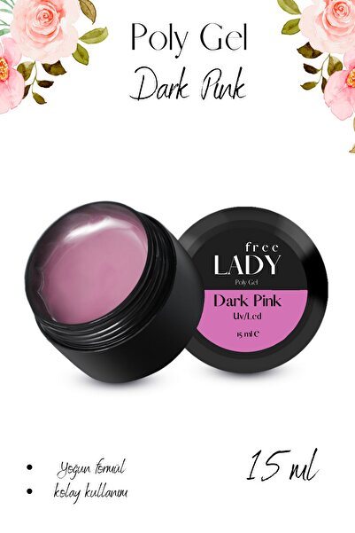 FREELADY Poly Jel 15ml Uv/led Polygel Rose - Gül Kurusu