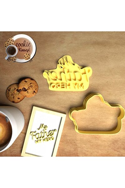 CookieKonsept ختم قالب كوكي لعيد الأب + إطار