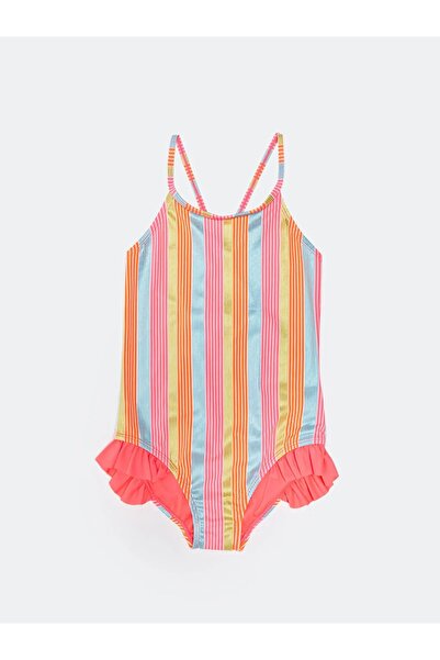 LC Waikiki Flexibler Badeanzug für Mädchen