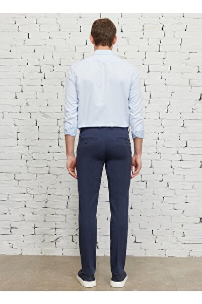 ALTINYILDIZ CLASSICS Ανδρικό παντελόνι Normal Waist Slim Leg Slim Fit Navy Blue ανδρικό παντελόνι 4a 0123200041