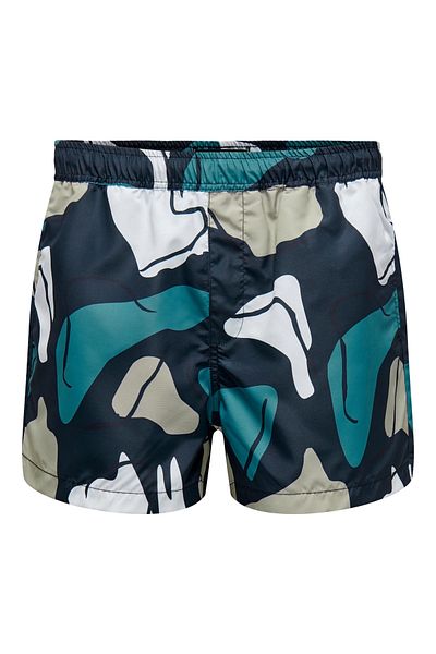 Only & Sons Badehose TODD Bade-Shorts mit elastischem Bund und seitlichem Eingriff