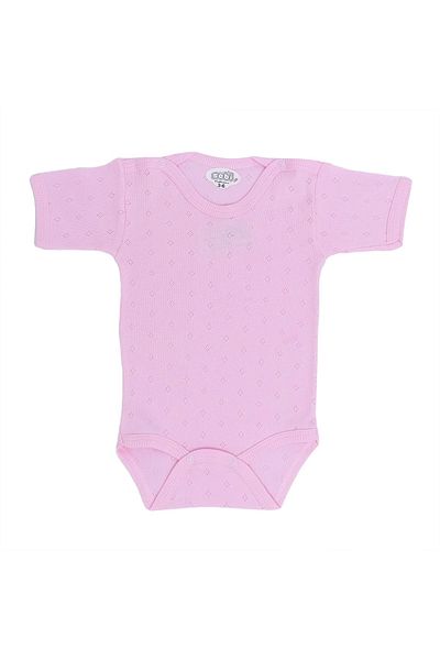 Sebi Bebe Half Sleeve Perforated Baby Body 0164