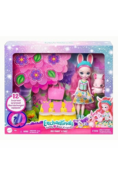 mattel Enchantimals Bestie Reveal Yakın Arkadaş Bebekler Hlk83-hlk85