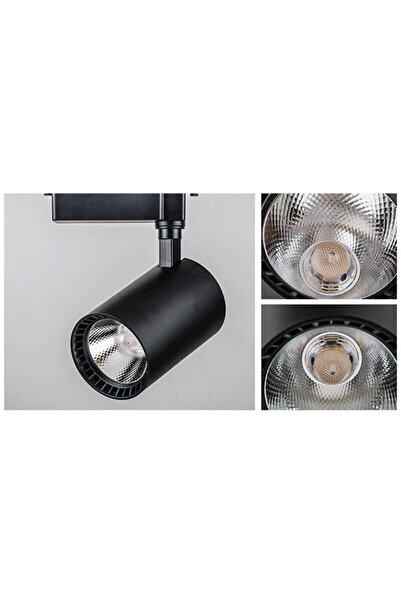 Genel Markalar Siyah Kasa Beyaz Işık Set Ray Spot 1 Metre Ray 4'lü