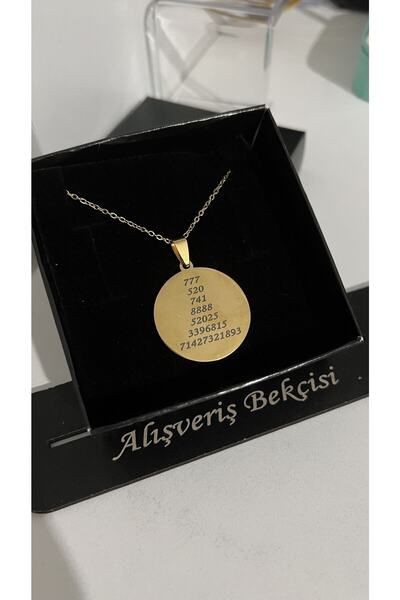 Alışveriş Bekçisi Tukan Kuşu Yuvarlak Çelik Plaka Kolye