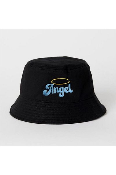 Planet Butik قبعة دلو مطرزة من Angel