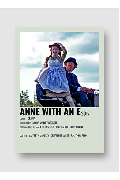 fırsatlar diyarı Anne With An E Dizi Info Card Bilgi Kartı Duvar Posteri