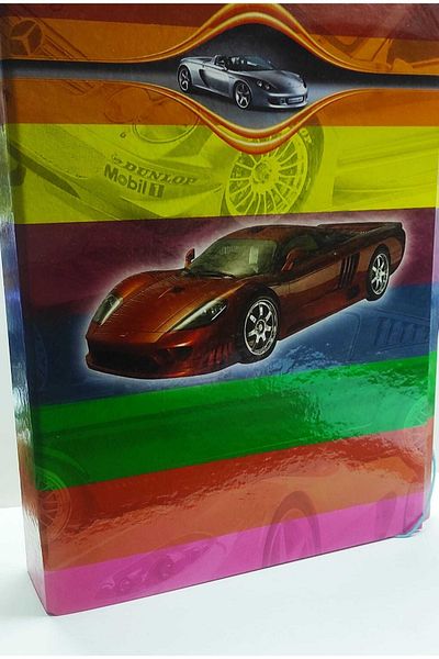 3ER 25X35 C Elastic Printed Box Folder