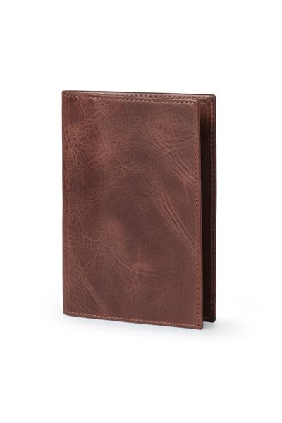 OttoAngelino Otto Angelino Leather Passport Case Wallet - Rfid Protected - Unisex