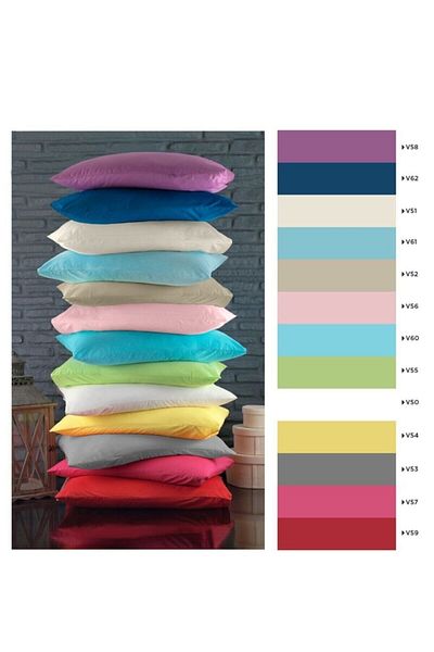 Sarev Double White Fitted Elastic Sheet 160x200 Cm with Pillowcase