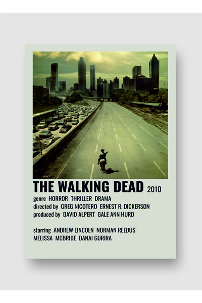 fırsatlar diyarı The Walking Dead Dizi Info Card Bilgi Kartı Duvar Posteri