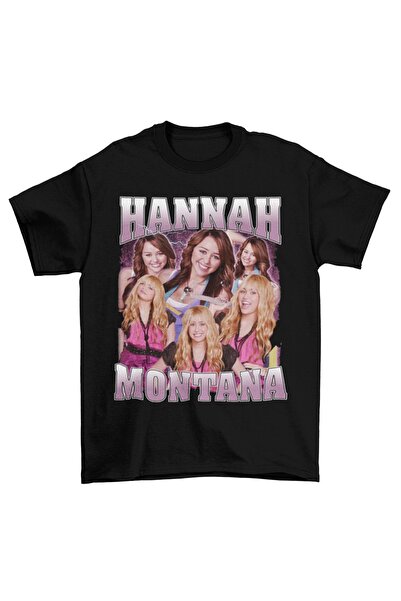 Urbanstadt Hannah Montana 90’s Vintage Tee Beyaz Tişört Baskılı Unisex Pamuklu