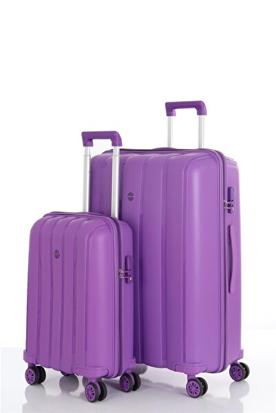 MÇS Polipropilen 2'li Valiz Seti Büyük & Kabin V305