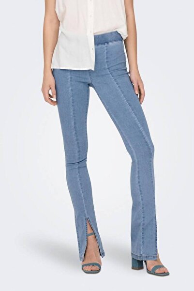 ONLY 15290175-23y Onlpaıge Hw Skinny Front Slıt Dnm Pımbox Pantaloni de blugi...