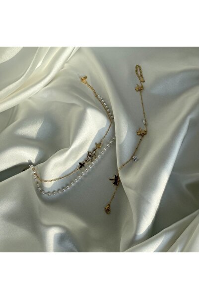 Genel Markalar Çelik Taşlı Yusufçuk Halhal (gold)