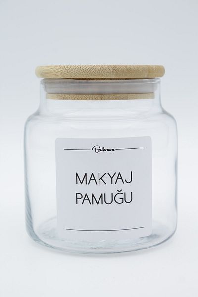 zezedesing Βαμβακερό Βάζο Μακιγιάζ Bamboo Cover 500ml