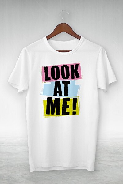 Adrift Tricou alb imprimat Gsc-314